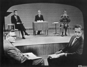 JFK and Nixon at 1960 debate